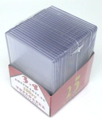 25 Docsmagic.de Toploader Extra Thick 100pt - 3'' x 4'' - Standard Size - 70 x 96