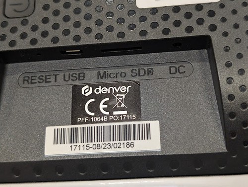 Denver PFF-1064B 10.1" Digital Frame - Not Working, With Charger & Box - Picture 4 of 10