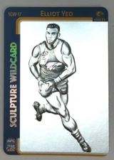 2025 Teamcoach AFL SCULPTURE WILDCARD Elliot Yeo West Coast Eagles Code Unused