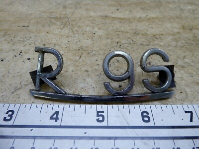 1960s BMW R69S Airhead R50 R60 S874. damaged rear fender emblem