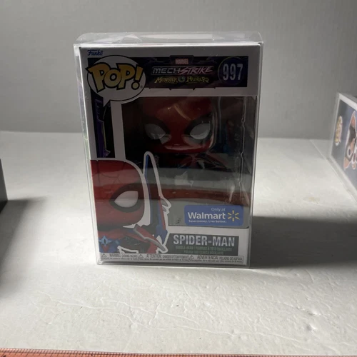 Funko Pop Marvel #997 Spider-Man Mech Strike Chase Glow GITD exclusivo de Walmart