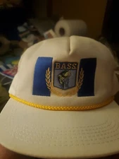 Vintage B.A.S.S. 1980s Snapback Hat - Foam Intact but Brittle and Cracking