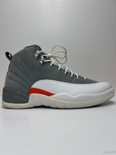 Nike Air Jordan 12 Retro Stealth Grey Orange Men’s Size 11 130690-012