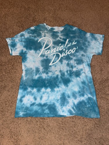At The Disco Blue Tie-Dye T Shirt 