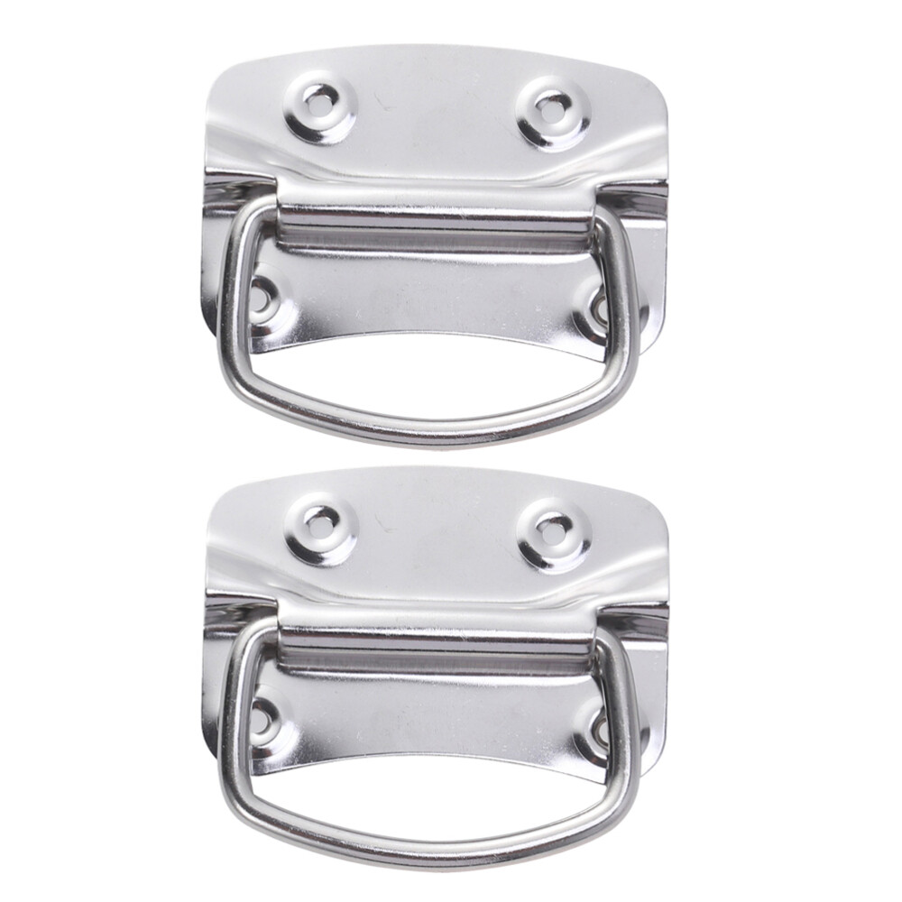 2PCS Durable Chest Container Drop Door Pull Toolbox Handles for Secure Grip