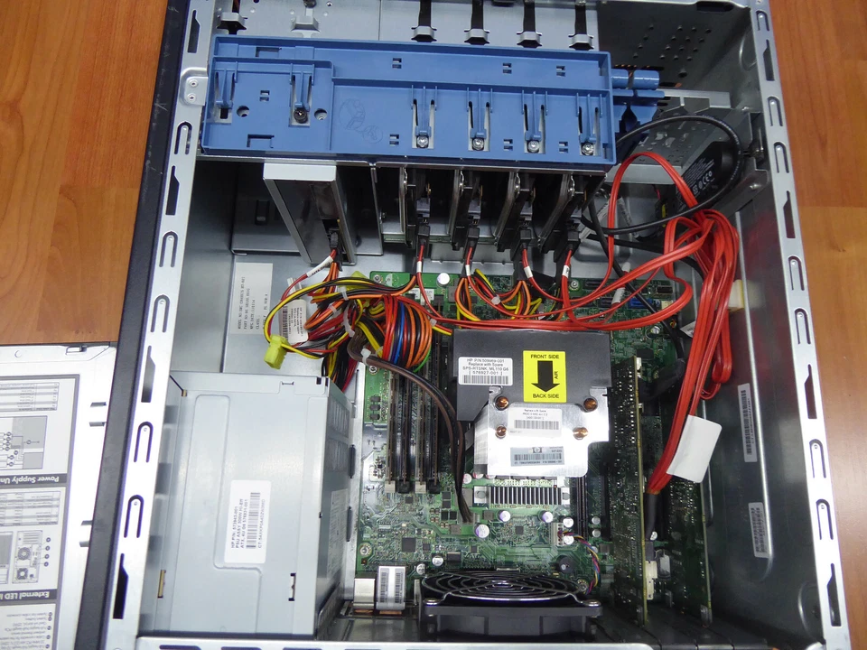 HP PROLIANT ML110 G6 сервер Intel i3-530 2,93 ГГц 16GB 4 x 320GB RAID 510078-b21 - Изображение 4 из 4