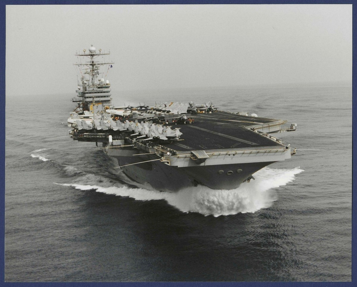 USS CARL VINSON CVN-70 Nuclear-Powered Carrier 8 x 10 Official USN