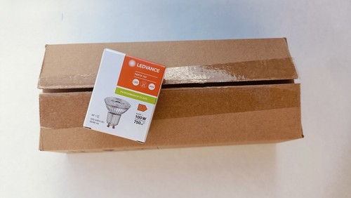 10 x LEDVANCE PAR 16 GU10 9.6W=100W 827 WHITE 36D 750Lm 4000K