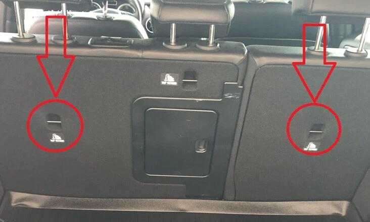 Red de carga sobre asientos traseros maletero para MERCEDES-BENZ B180 B200 B250 2006-2019 Foto 2 de 4