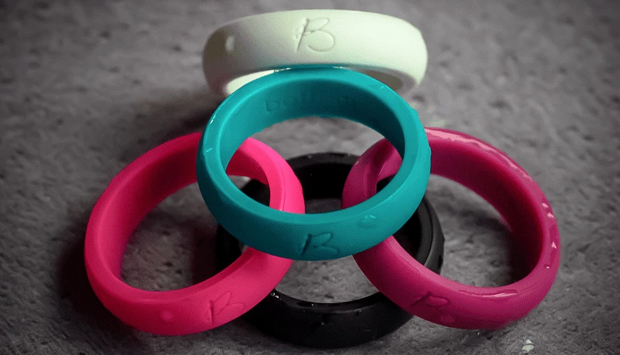 botthms Ladies Active Silicone Wedding Ring For All Sports - 6 Colours Available - Image 2 of 4