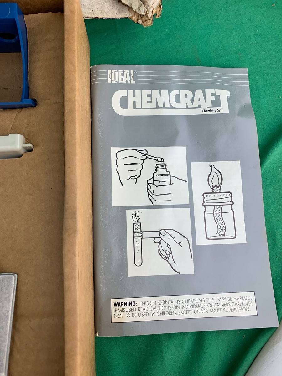 Vintage Ideal Chemcraft Chemistry Set (READ DESCRIPTION) | eBay