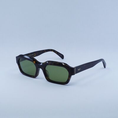 Lunettes De Soleil Retrosuperfuture Boletus VF0 - Monture Honey, Verres Green, Taille 56/20/145
