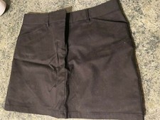 NWT- Express Design Studio Editor-Black Mini Skirt Pencil Work Pockets Size 6