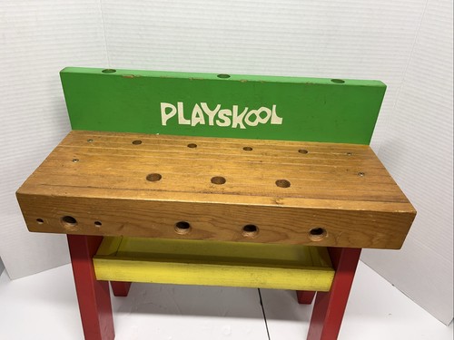 Banco de trabajo con soporte para herramientas Playskool 17" de largo X 16,5" de altura multicolor - Imagen 5 de 10