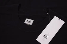 C.P. (CP) Company NWT Lightweight Merino Wool Crew Neck Sweater Size M 50 Black