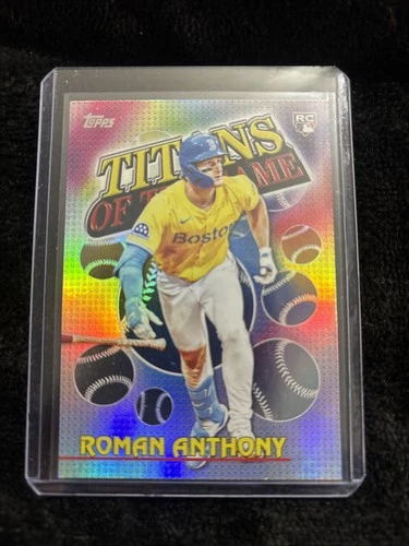 Roman Anthony 2026 Topps Series 1 Titans Of The Game Insert RC Card #TOG-9