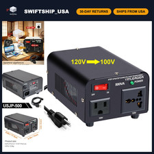 500W Voltage Converter 120V to 100V Step Down Transformer for Japan Travel
