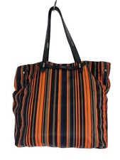 FURLA Tote Bag Multicolor Stripe Used