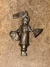 Vintage Crisford & Norris Part From A Baby Rattle Collectable Pendant Hallmarked