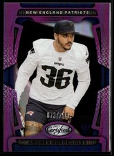 2025 Panini Certified Mirror Purple Andres Borregales /299 Patriots #126