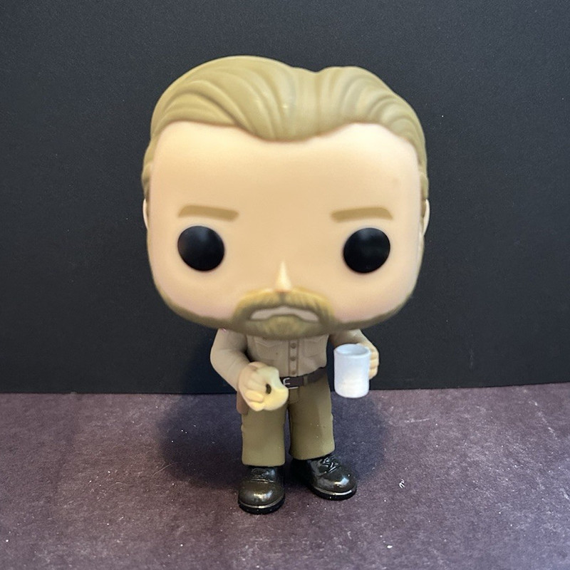 Funko Pop! Television Stranger Things Jim Hopper Vinyl Figure 512 Chase, No Hat