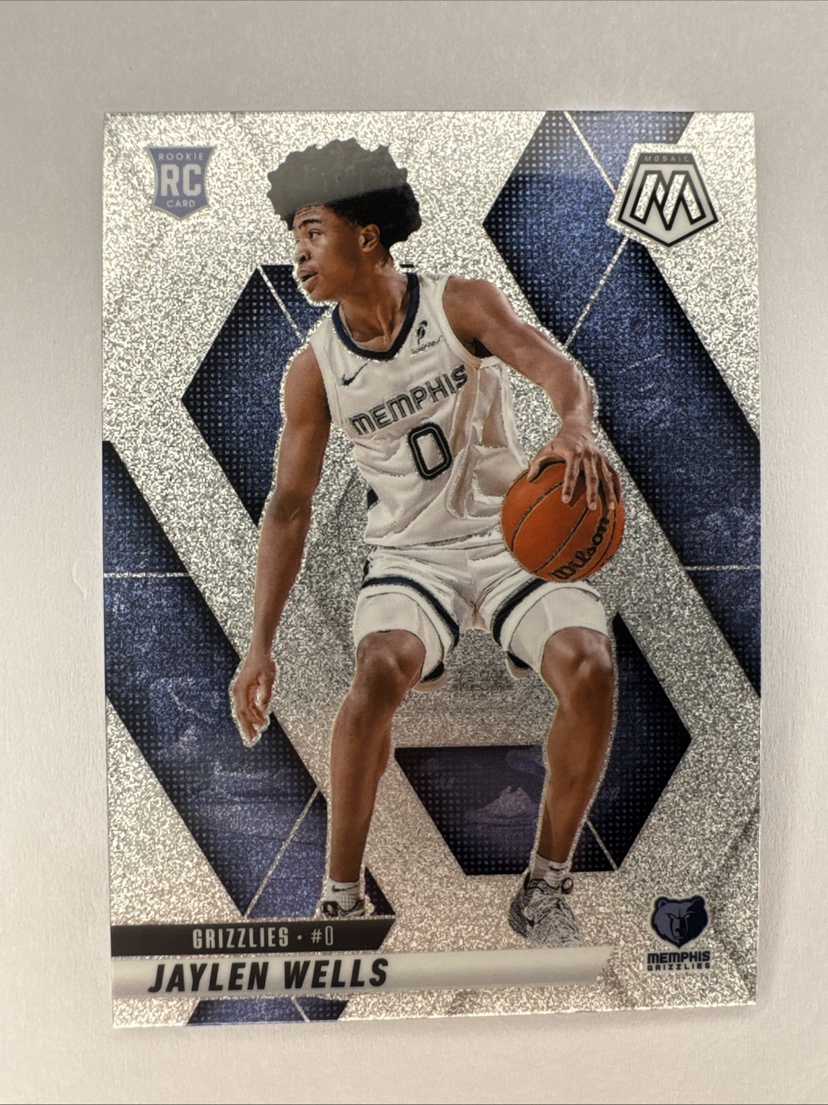 2024-25 Panini Mosaic Jaylen Wells Glitter Prizm RC #240