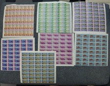 Umm Al Qiwain 1964 Olympic Games set of 7 in sheets of 40, SG: 19-25 (£15 x 40),