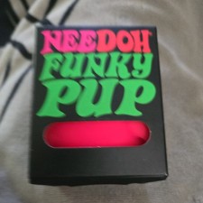 Sealed Needoh Funky Pup Pink - Squishy Stress Relief Toy Schylling Free Shipping
