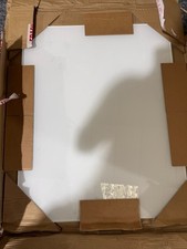 New Kitchen toughen Glass Splashback White 600mm x 750mm BR2320