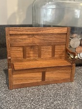 Casa delle bambole miniatura ingresso banco portaoggetti Norm Schack / Norm’s Originals 1988