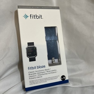 Bracelet Fitbit Classic Large/grand Bleu - Neuf, Accessoire D'origine
