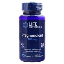 Life Extension Pregnenolone 100mg  100 caps