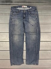VTG Levis 550 Jeans Youth Husky 14 33X29 Medium Wash Denim Relaxed Straight Leg