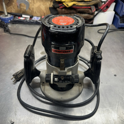 Vintage Sears Craftsman Plunge Router model 315.17480 6.5 Amp 25K RPM 