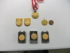 Lot Of 8 Vintage AKC American Kennel Club Medals Denmark And Poodle Club
