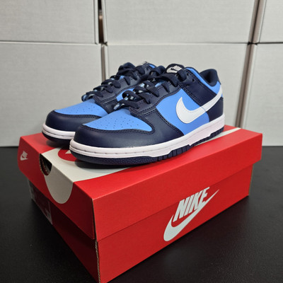 Nike Dunk Low GS University Blue White Size 4.5Y