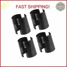 Alera (ALEAU) Alera ALE Wire Shelving Shelf Lock, Plastic, Black (Pack of 4 Clip
