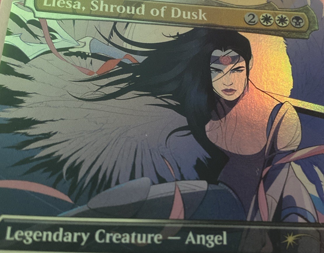Liesa, Shroud of Dusk (Rainbow Foil) Secret Lair Drop Foil for