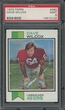 1973 Topps #360 Dave Wilcox San Francisco 49ers  PSA 9 Mint