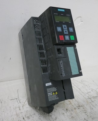 Siemens 6SL3210-1PE21-4AL0 Sinamics Power Module Drive 7.5HP PM240 Control CU230