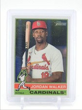 JORDAN WALKER 2025 TOPPS HERITAGE BASEBALL CHROME CARDINALS #451 Q3478