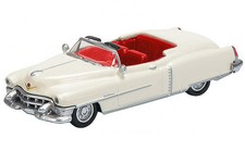 Schuco 452617605 1:87 1953 Cadillac Eldorado in White with Red Interior Car