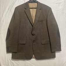 Lauren Ralph Lauren Wool BlendHerringbone Tweed Jacket Sport Coat Mens Lg 42R