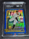 2025 Topps Chrome Logofractor Paul Skenes BLUE #/150 Pittsburgh Pirates TAG 9 MT