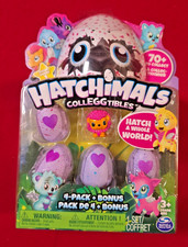     RETIRED 2017    Hatchimals CollEGGtibles 4 Pack  Bonus Egg   NEW Spin Master