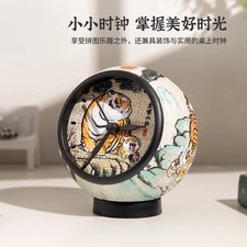 3D Jigsaw Puzzle Working Clock Tiger Roar Mountain Forest 145 Pieces