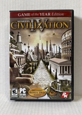 Sid Meier's 4 Civilization Game of the Year Edition PC Game 2006 (Complete, CIB)