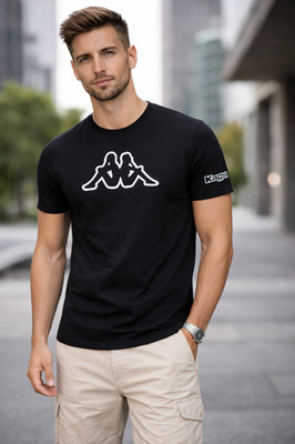 Kappa Herren T-Shirt 2er 4er 8er Set Omini Logo Schwarz Weiß Navy M-XXL