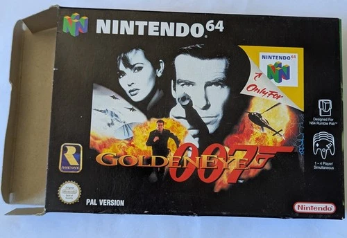 GoldenEye 007 Nintendo 64 N64 PAL Complete CIB Boxed Manual Insert
