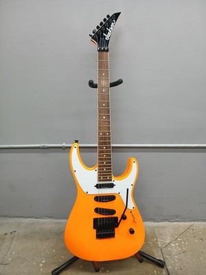 2018 Jackson X Series Soloist SL4X Neon Orange Floyd Rose Duncan Electric Guitar